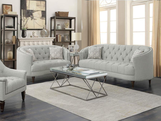 Avonlea - Upholstered Tufted Living Room Set