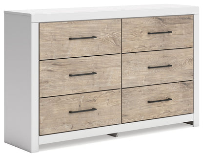 Charbitt - Two-tone - Six Drawer Dresser