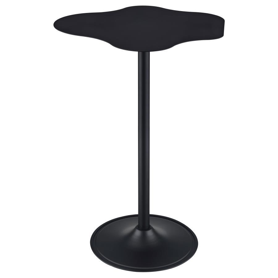 Keanu - Curved Cloud-Shaped Bistro Bar Table - Black