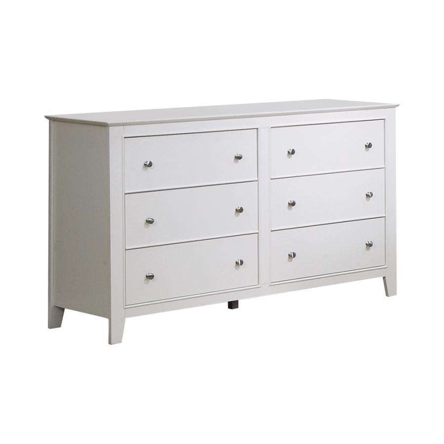 Selena - 6-Drawer Dresser - Buttermilk