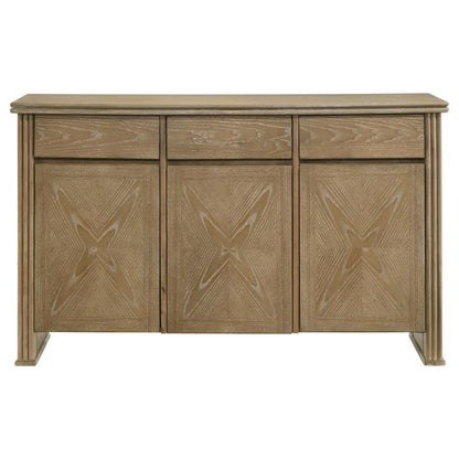 Adina - 2-Door Sideboard Server - Distressed Light Brown