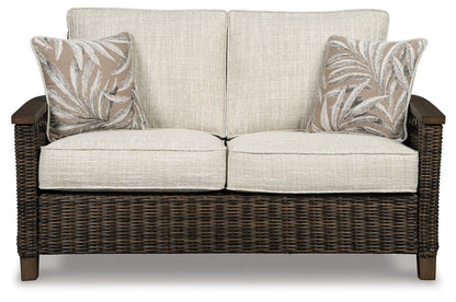 Paradise - Medium Brown - Loveseat W/Cushion