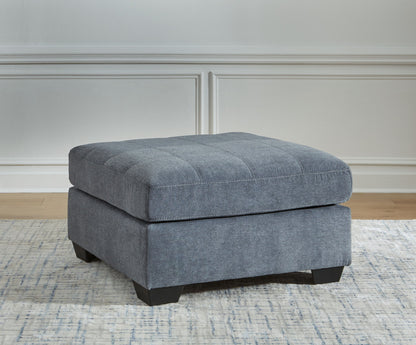 Marleton - Oversized Accent Ottoman - Denim