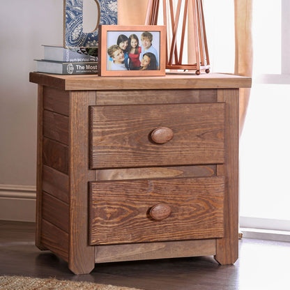 Lea - Nightstand - Mahogany