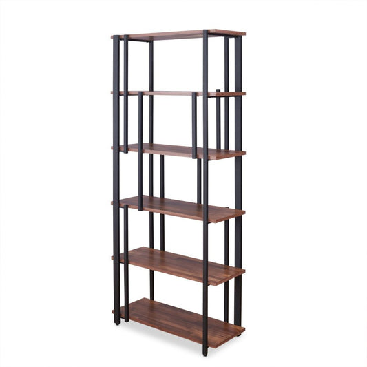 Sara - Bookshelf - Walnut & Sandy Black