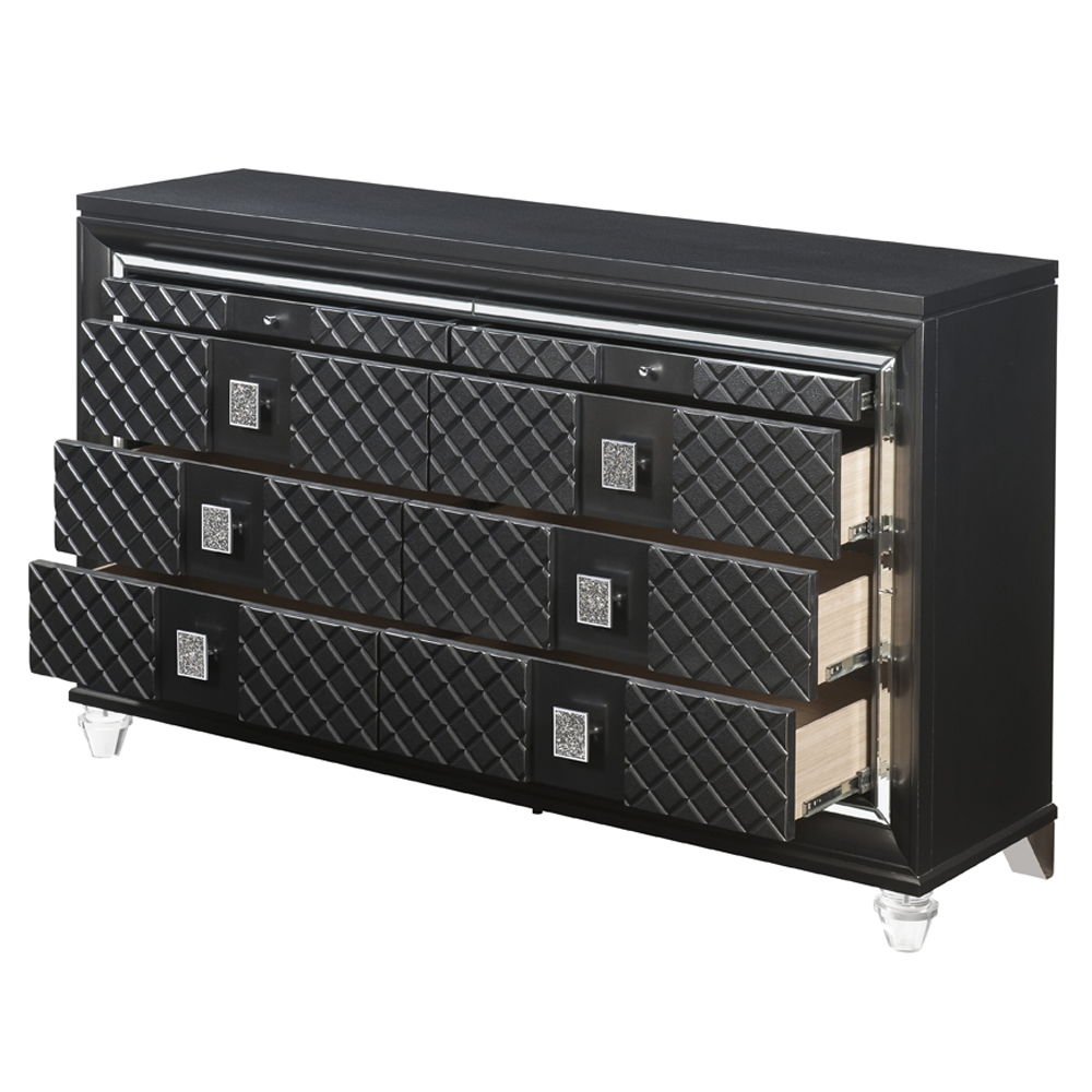 Sawyer - Dresser - Metallic Gray