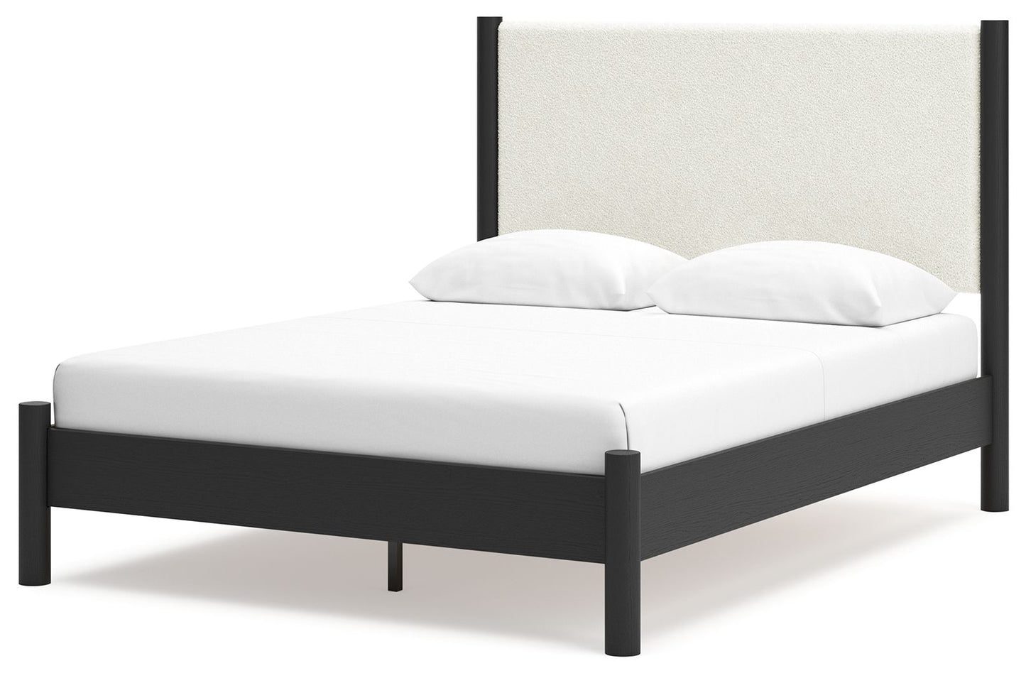 Cadmori - Upholstered Panel Bed