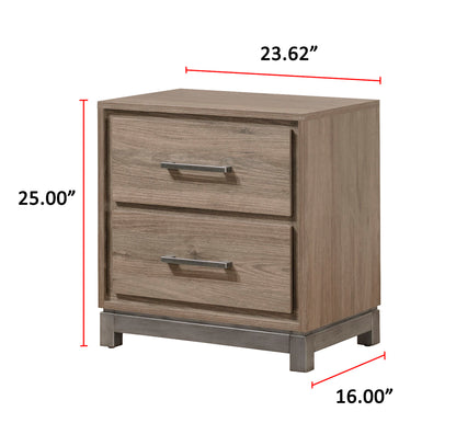 River - Nightstand - Light Brown