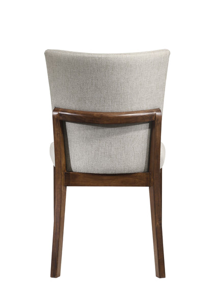 Salerno - Side Chair (Set of 2) - Gray / Brown