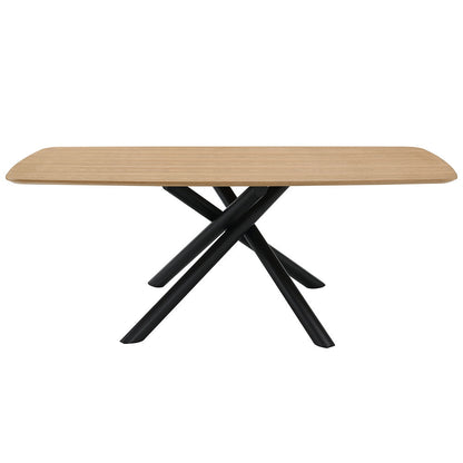 Lawton - Dining Table - Natural & Black Finish