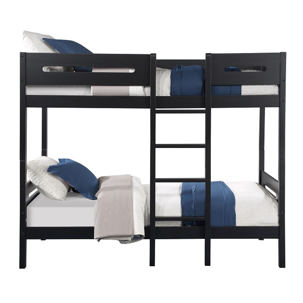 Ekko - Twin Over Twin Bunk Bed - Black