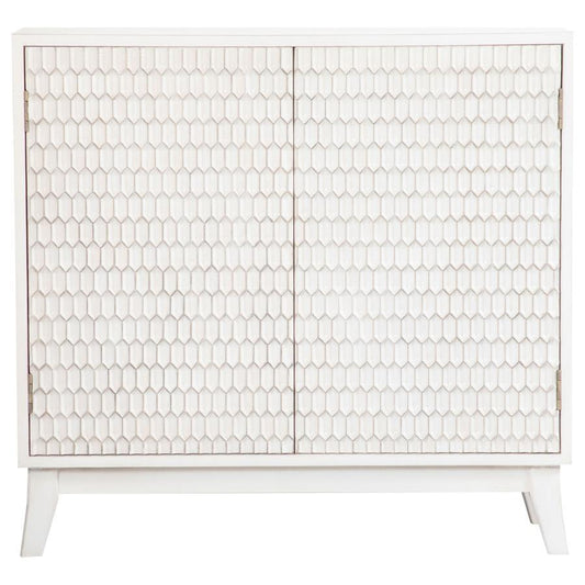 Gambon - Rectangular 2-Door Accent Cabinet - White