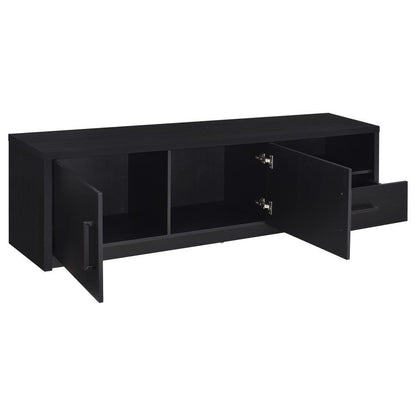 Murray - 70" 2-Door TV Stand Media Console - Black