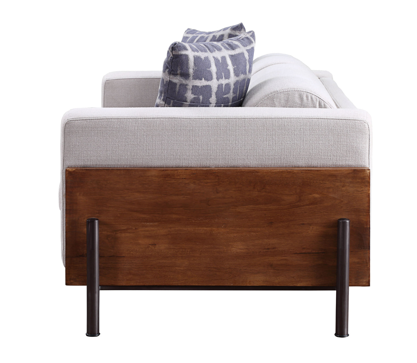 Pelton - Sofa - Fabric & Walnut