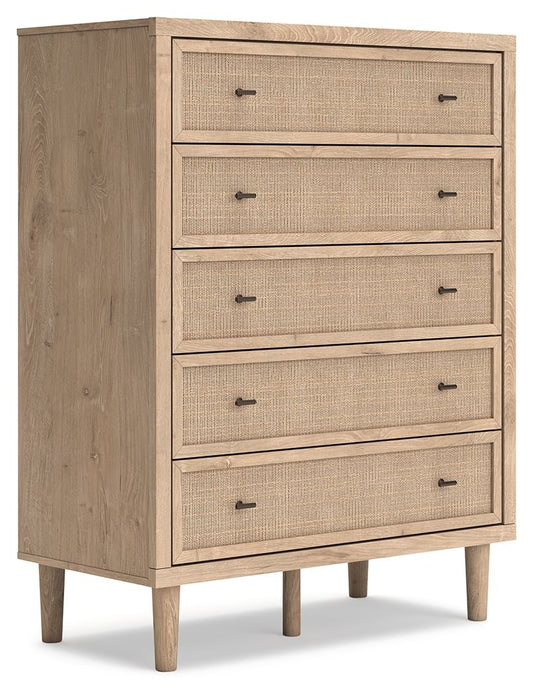 Cielden - Two-tone - Five Drawer Wide Chest