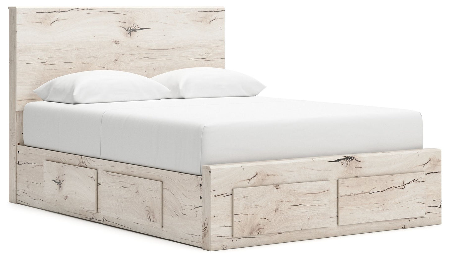 Lawroy - Panel Bed With Storage