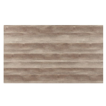 Zudora - Dining Table - Antique Oak & Black