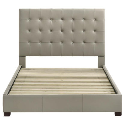 Medley - Genuine Leather Platform Bed