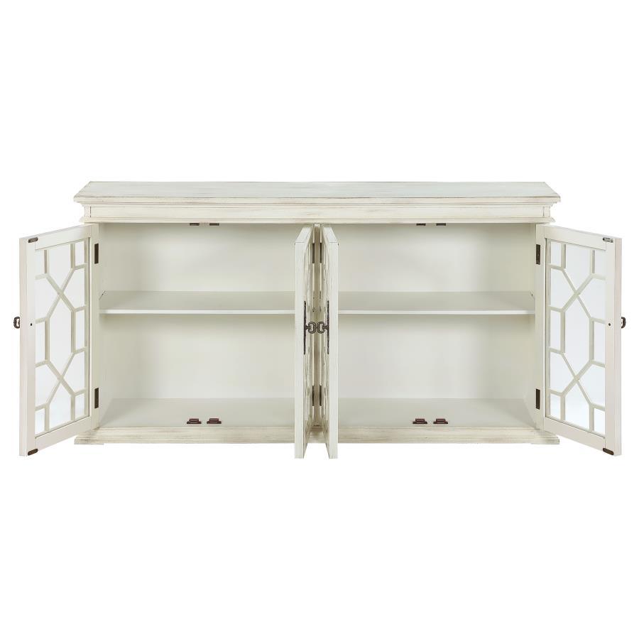 Kiara - Dual Glass Door Accent Cabinet