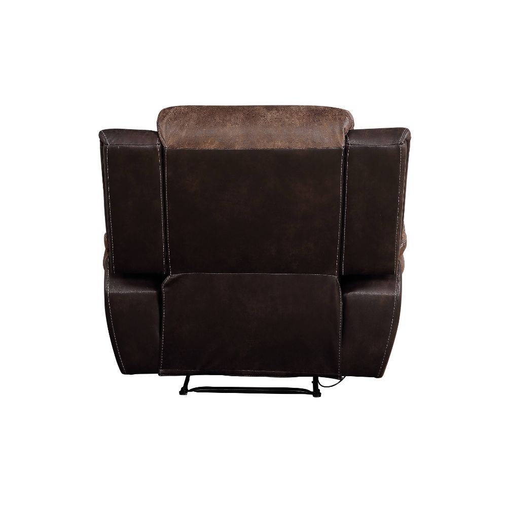 Jaylen - Recliner - Toffee & Espresso Polished Microfiber