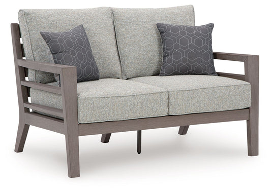 Hillside Barn - Gray / Brown - Loveseat W/Cushion