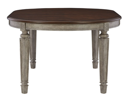 Lodenbay - Antique Gray - Oval Dining Room Extension Table