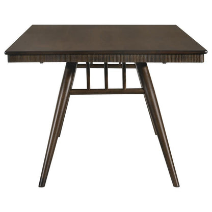 Wes - Rectangular Wood Dining Table - Dark Walnut