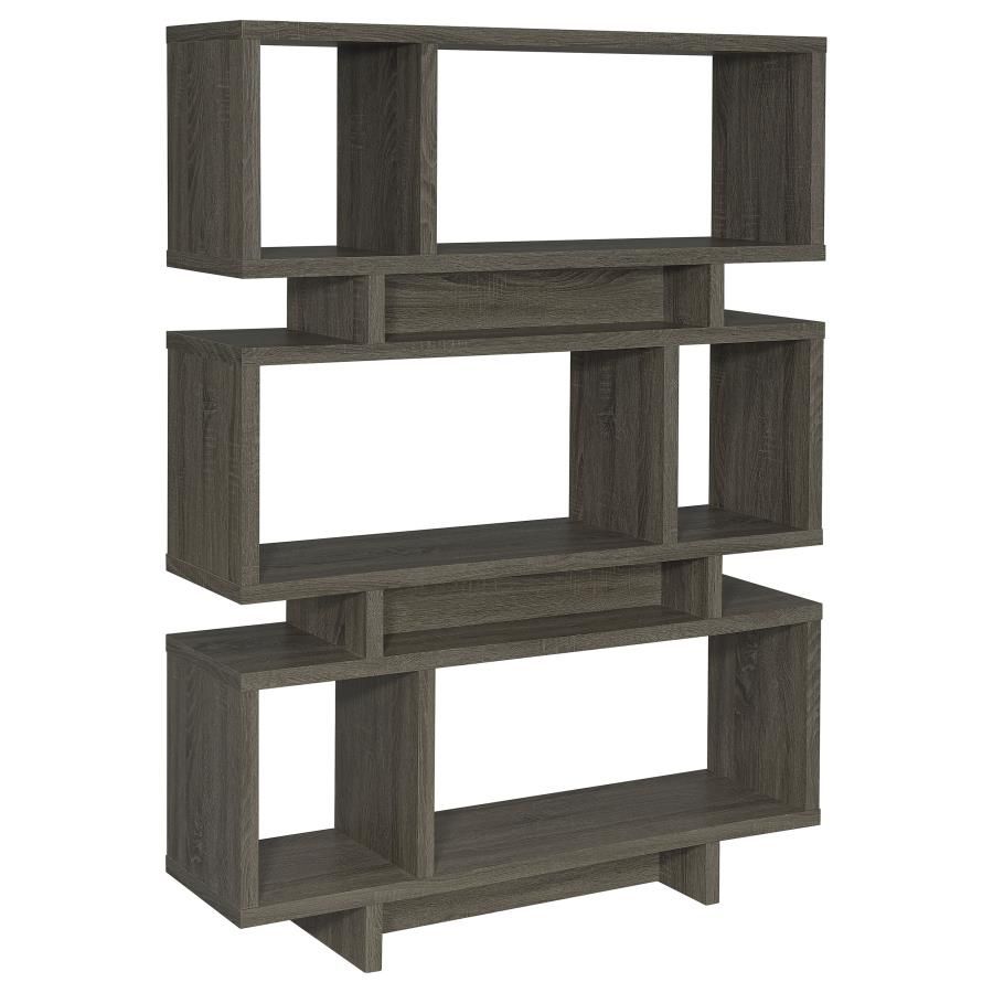 Reid - 4-Tier Open Back Bookcase