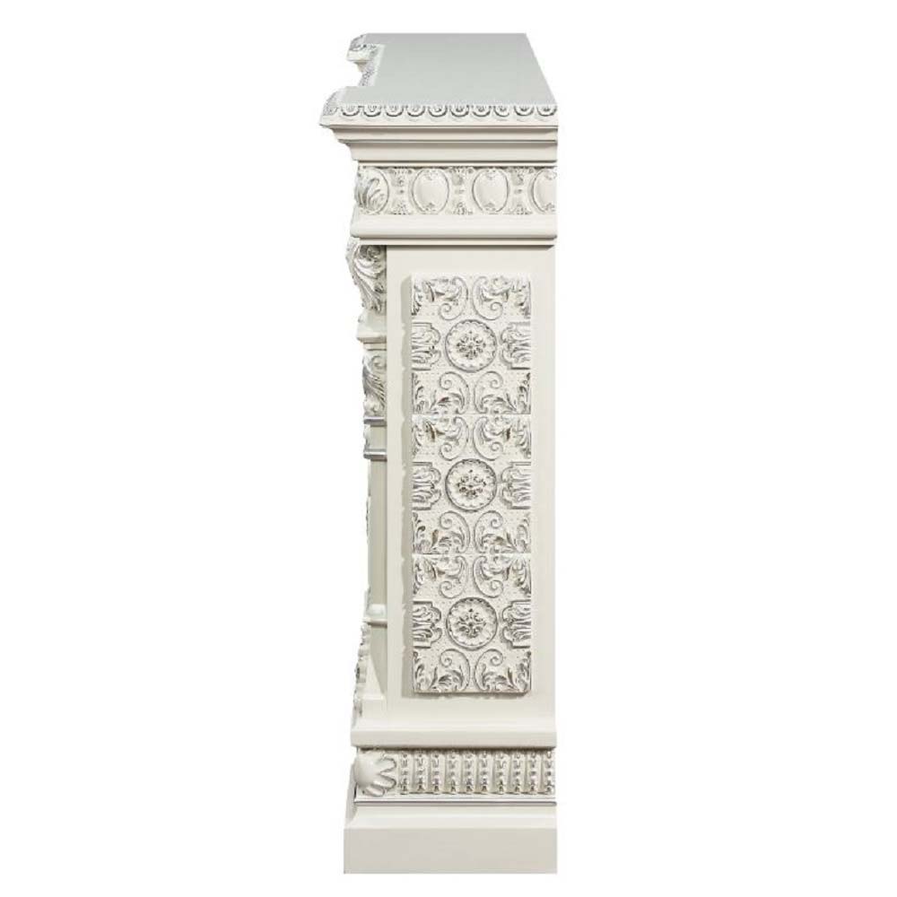 Zabrina - Fireplace - Antique White Finish