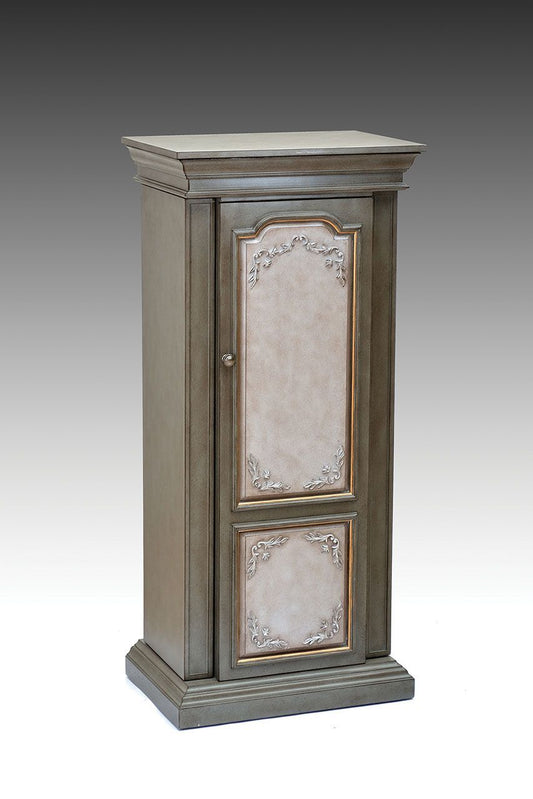 Riker - Jewelry Armoire - Antique Gray & Antique Beige