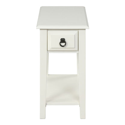 Jeana - Accent Table - White