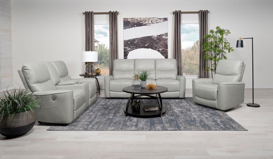 Greenfield - Upholstered Power Reclining Sofa Set