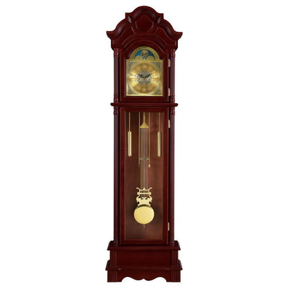 Diggory - Grandfather Clock - Brown Red And Clear