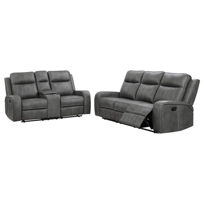 Raelynn - Upholstered Motion Reclining Sofa Set