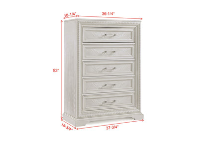 Alexandria - Accent Chest - White