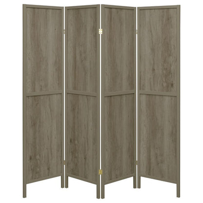 Deepika - 4-Panel Solid Design Folding Screen