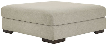 Lyndeboro - Wicker - Oversized Accent Ottoman