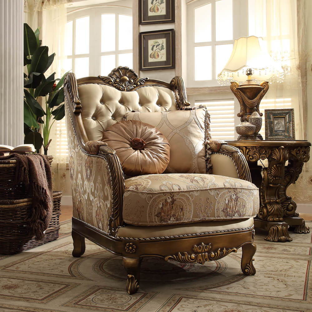 HD-506 - 3 Piece Sofa Set - Bronze