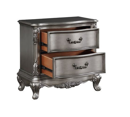 Ausonia - Nightstand - Antique Platinum - Finish