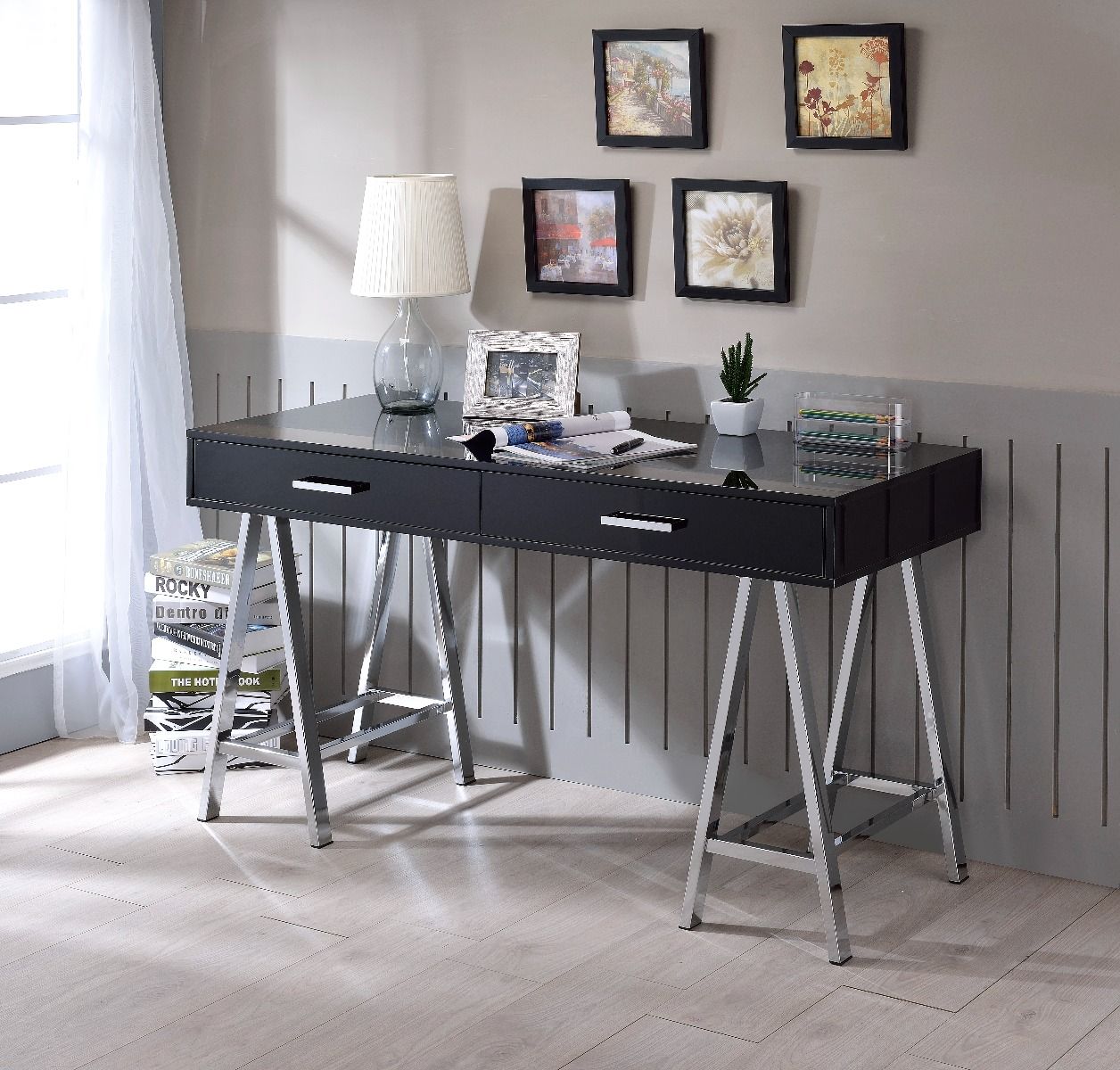 Coleen - Writing Desk With USB