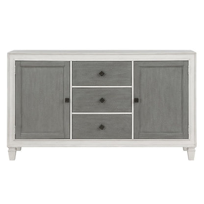 Katia - Server - Rustic Gray & Weathered White