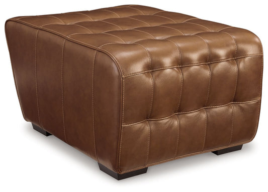 Temmpton - Chocolate - Oversized Accent Ottoman