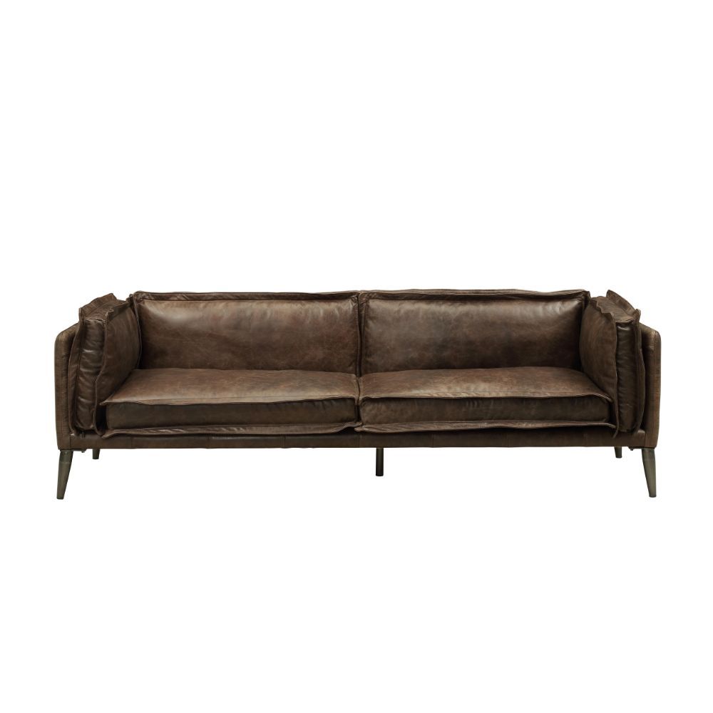 Porchester - Sofa - Distress Chocolate Top Grain Leather