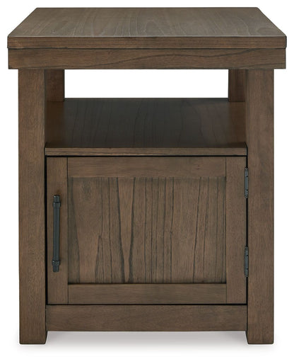 Boardernest - Rectangular End Table - Brown