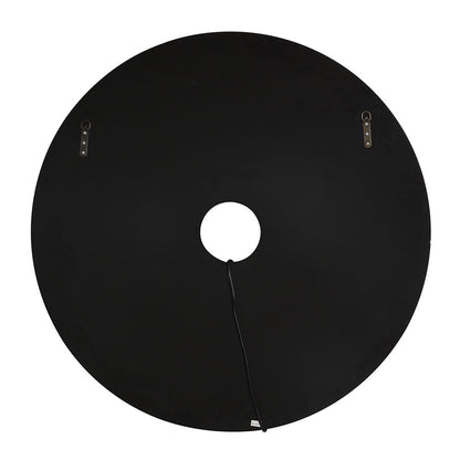 Nysa - 39" Accent Mirror With LED - Mirrored & Faux Crystals